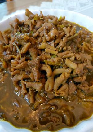 Foto resep Oseng Usus Ayam bumbu Kuning Kecap