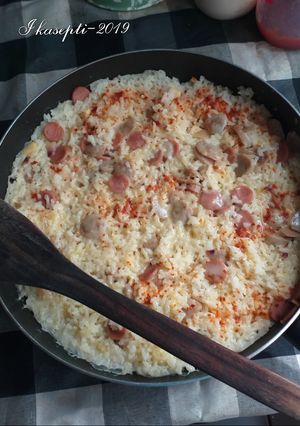 Foto resep Nasi Panggang Keju