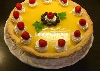 Fresh, Serving Recipe Lemon curd Tart Restaurant Style
