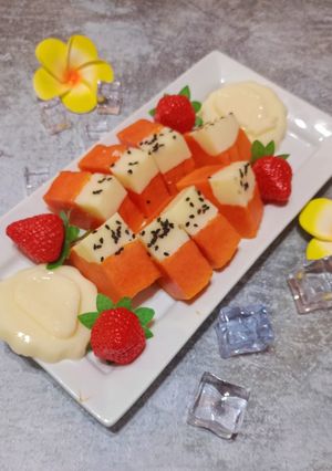Foto resep Puding susu pepaya