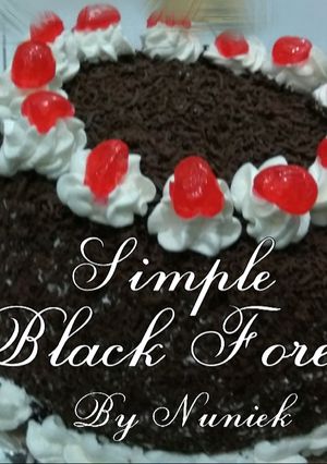 Foto resep Simple black forest...part 2 (No Mixer)