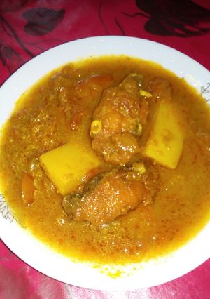 আলু মাছ টমোট মিক্স রান্না রেসিপির প্রধান ছবি