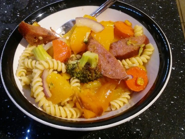 Easy Steps to Make Roasted hot pasta salad the So Delicious Appealing