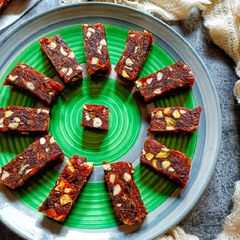 Healthy Dates and Dryfruits Bars / Khajoor Pak A picture of Healthy Dates and Dryfruits Bars / Khajoor Pak.
