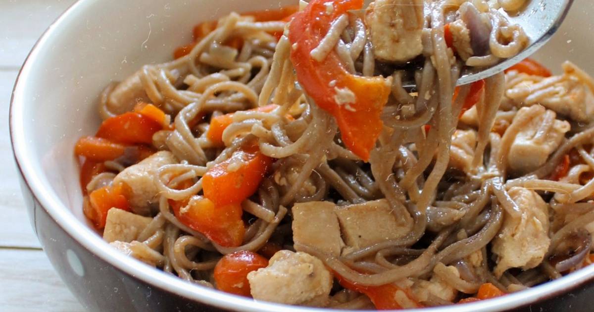 Соба С Курицей Рецепт С Фото