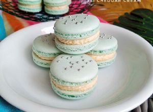 Foto resep Macaron isi Cheddar Cream