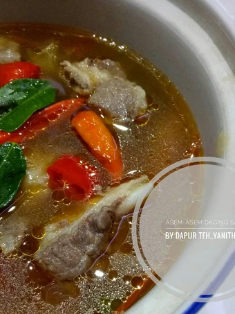 Cara Mudah Membuat Resep Asem-Asem Daging Sapi pr_recookmasakanberkuah yang Bisa Manjain Lidah