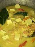 Santan udang plus tahu