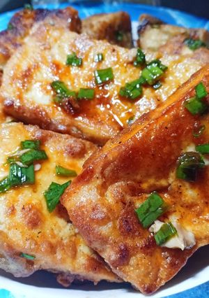 Hình của món Đậu hũ chiên nhúng nước tương hành.