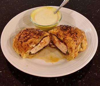 Fresh, Prepare Recipe Stuffed Chicken Breasts with Cheese Poblano Peppers and Pastram Delicious Nutritious