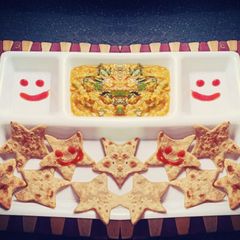 A picture of Gilki(troi) with chana dal.