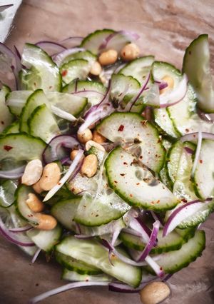 Thai uborkasaláta (Ajad) recept fotója