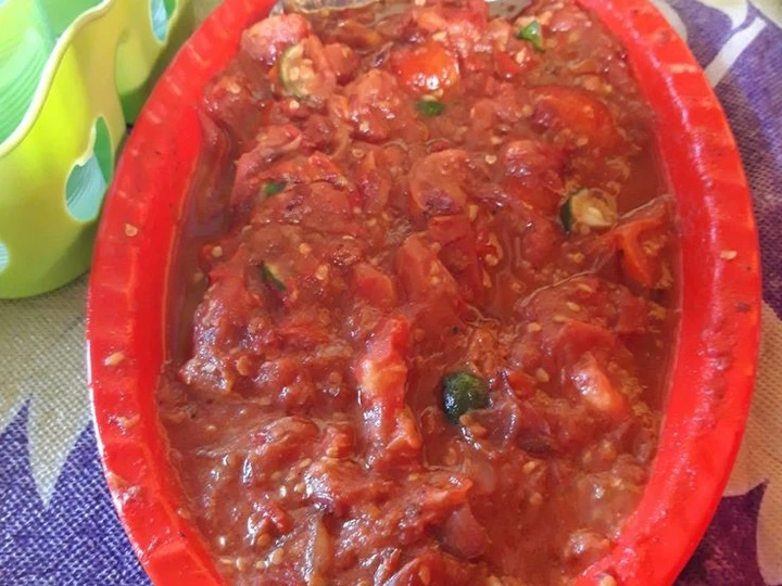 Cara Mudah Membikin Resep Sambal terasi goreng 🤤 yang Uenak Anti Ribet, Sempurna