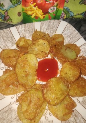 A picture of Simple Aloo ke pakory.