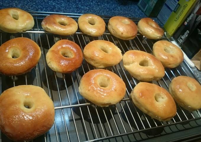 Donas Donuts Glaseados Bajos En Calorías🍩 Receta De Jos3ma Cookpad 5721