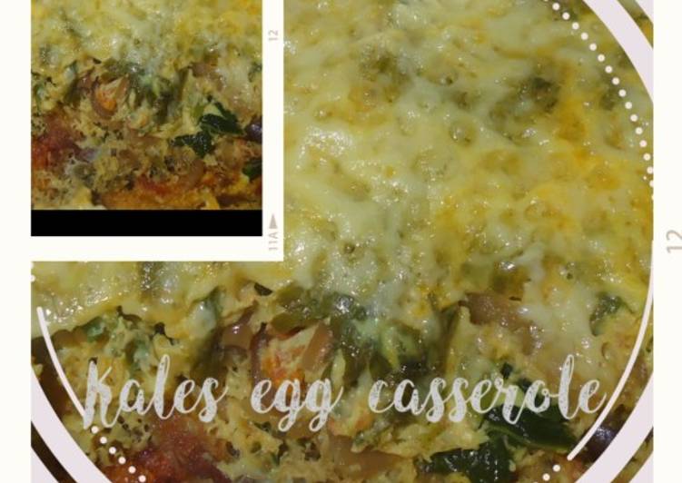 Kales egg casserole