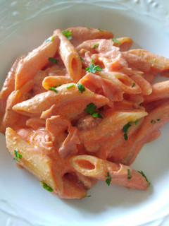 A picture of Penne alla Boscaiola.