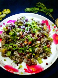 साबूदाना का घुघरी रेसिपी मुख्य फोटो