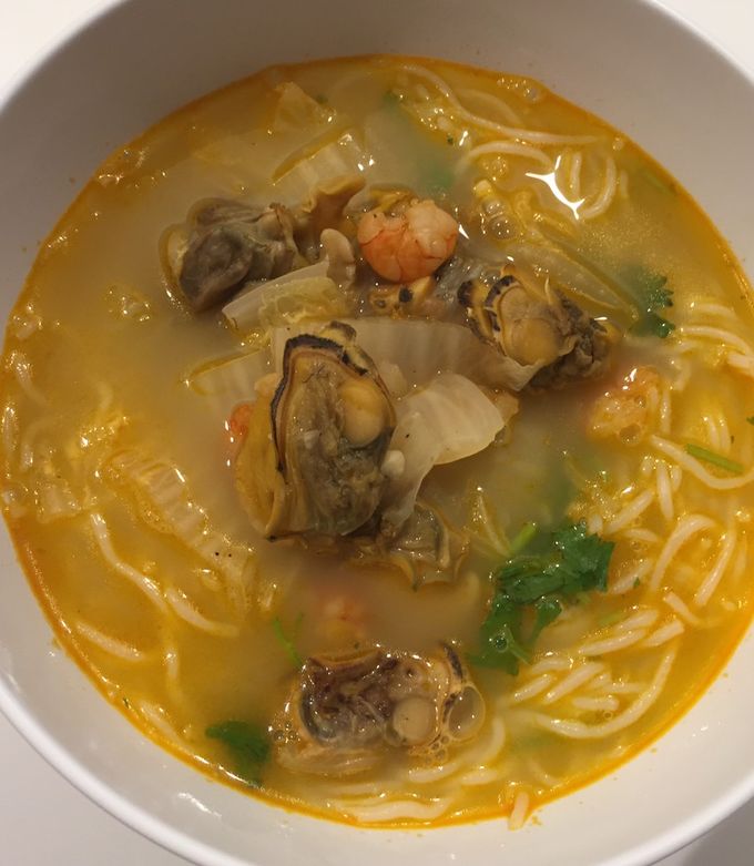 Hình của món Mì Hến/Sò Lông/Nghêu.