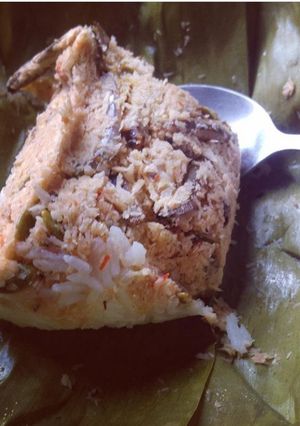 Foto resep Nasi gegok rice cooker (nasi dikukus dengan botok)