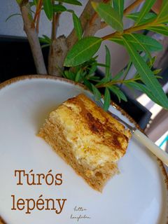 Túrós lepény recept fotója