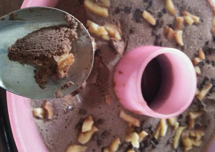 Cara Menghidangkan Ice cream pondan tanpa mixer atau blender wkwkwk 😁😁 Anti Gagal!