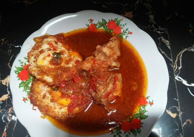 Resep Gongso telur dan ayam Anti Gagal