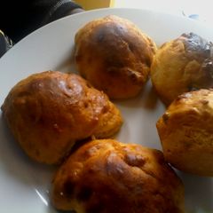 Banana scones A picture of Banana scones.