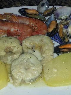 Una foto de Merluza en salsa verde 