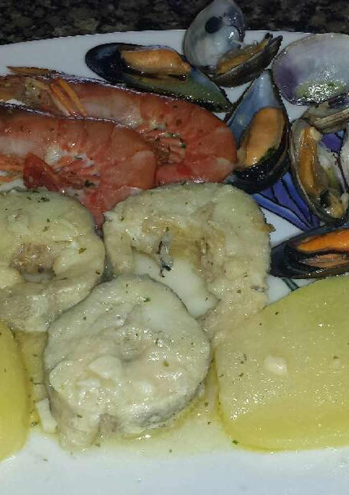 Una foto de Merluza en salsa verde 