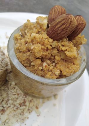A picture of Channy ki dal ka halwa.