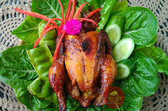 Resep Resep Ayam Panggang Putar dengan Bumbu Solo / Ayam Rotisseri Wajib Dicoba