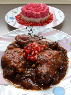 عکسی از دستور مرغ ناردونی