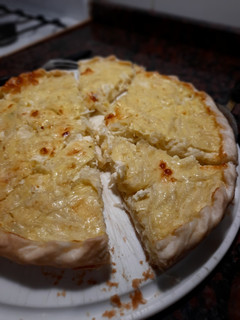 Una foto de Tarta de cebollas