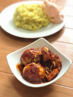 Foto resep Ayam & Telor Masak Habang (Balado)