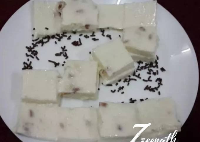 Recipe of Eric Ripert Milky Nutty Pudding