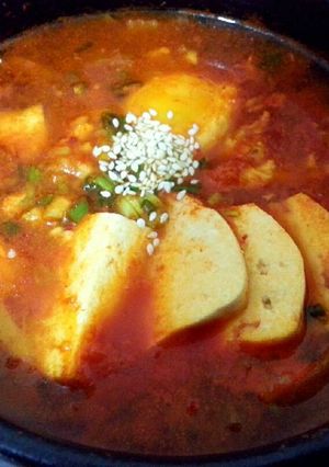 Foto resep Kimchi jigae 🍲