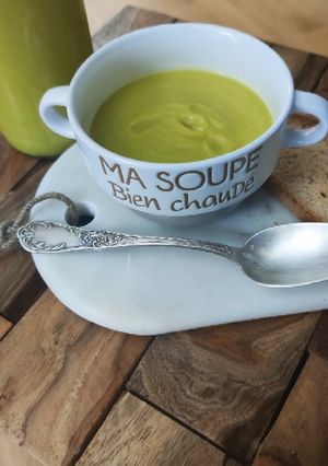 Une photo de Crème de chou fleur Curry coco