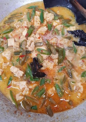 Foto resep Lodeh buncis tempe pedes 🍲