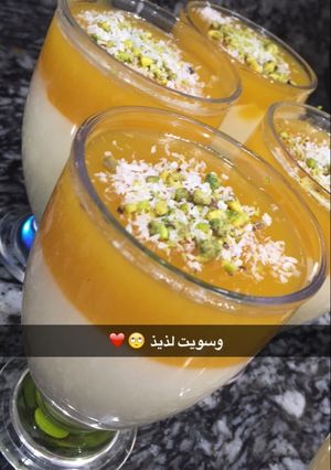 صورة لوصفة مهلبية قمر الدين