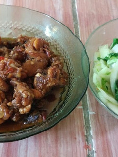 Foto resep Rica Ayam Kecap Feat Oseng Sawi putih