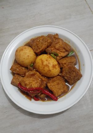 Foto resep (So called) Semur tahu tempe telur