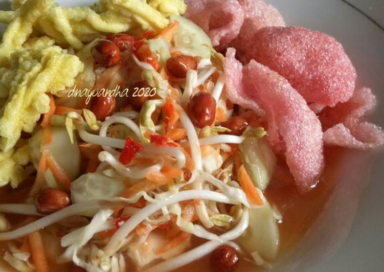 Asinan Sayur (tanpa bumbu kacang)