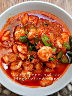 Foto resep Udang pete balado