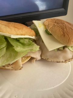 A picture of My Turkey Sandwich.