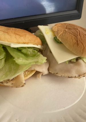A picture of My Turkey Sandwich.