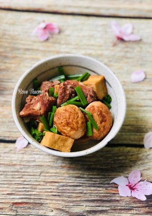 Hình của món Thịt Kho Trứng Đậu Hủ.