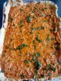 Tarta casera de pollo al pimiento