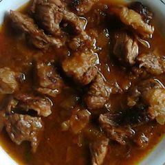A picture of Dried meat stew.
