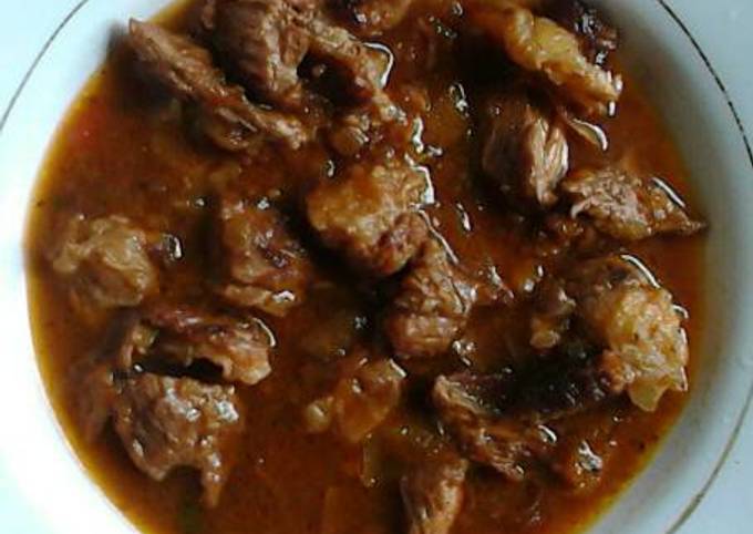 Dried meat stew